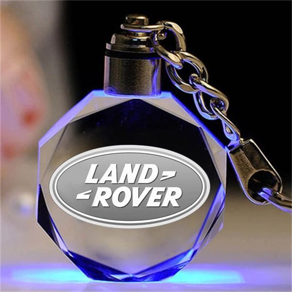 Ledes Autó logo kulcstartó 3D Gravírozással - Land Rover