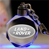 Ledes Autó logo kulcstartó 3D Gravírozással - Land Rover